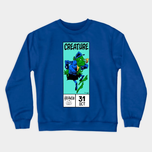 Creature Crewneck Sweatshirt by alexgallego